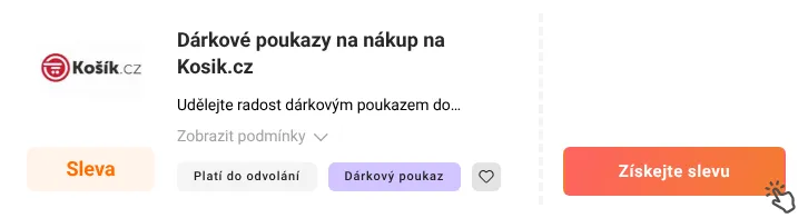 Jak využít slevu Kosik.cz