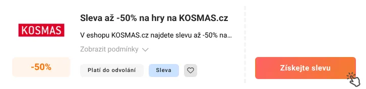 Jak využít slevu KOSMAS.cz