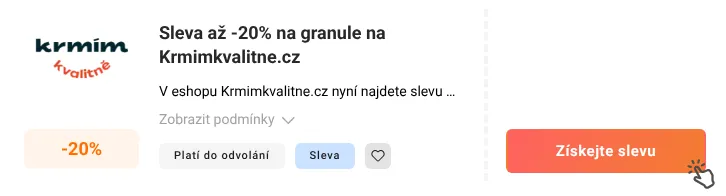 Jak využít slevu Krmimkvalitne.cz