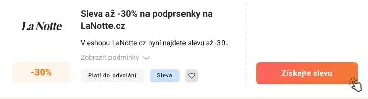 Jak využít slevu LaNotte.cz