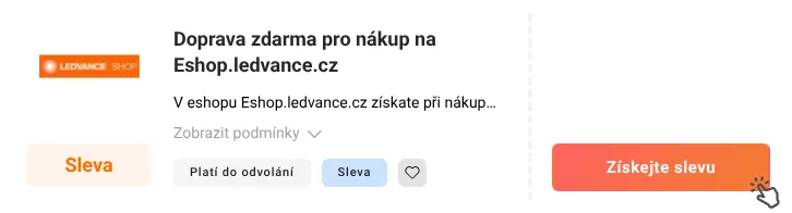 Jak využít slevu Ledvance.cz