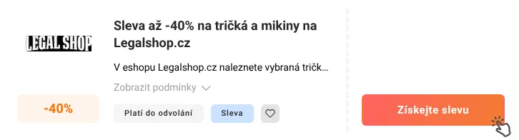 Jak využít slevu Legalshop.cz