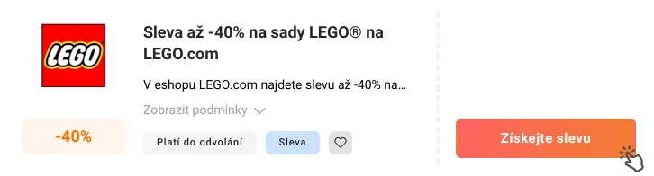 Jak využít slevu LEGO.com