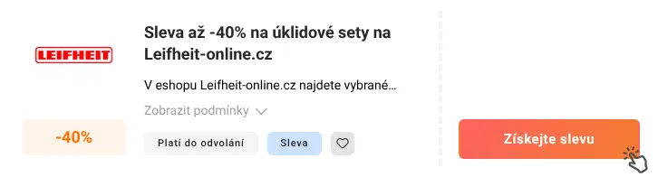 Jak využít slevu Leifheit-online.cz