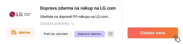 Jak využít slevu LG.com