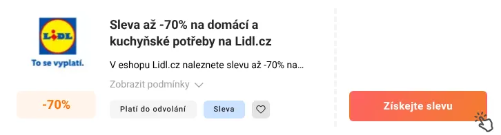 Jak využít slevu Lidl.cz
