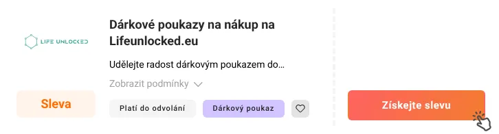 Jak využít slevu Lifeunlocked.eu