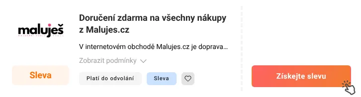 Jak využít slevu Malujes.cz