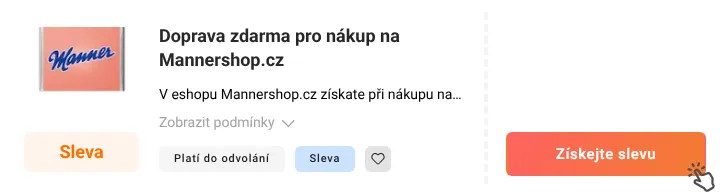 Jak využít slevu Mannershop.cz