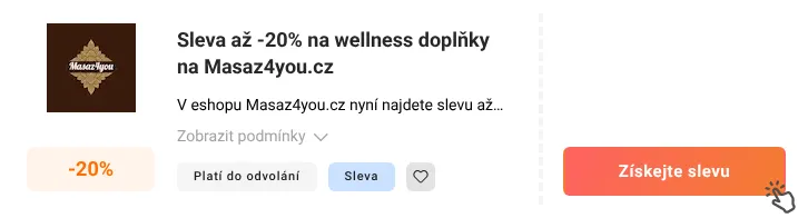 Jak využít slevu Masaz4you.cz
