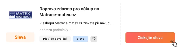 Jak využít slevu Matrace-Matex.cz