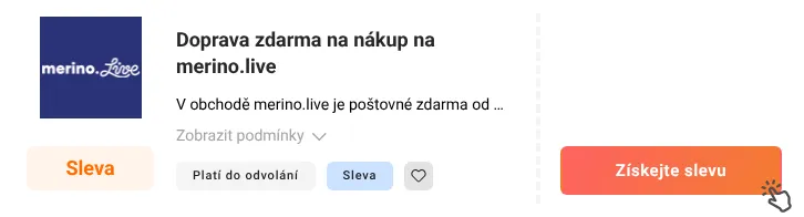 Jak využít slevu Merino.live