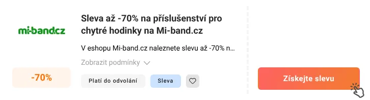 Jak využít slevu Mi-band.cz