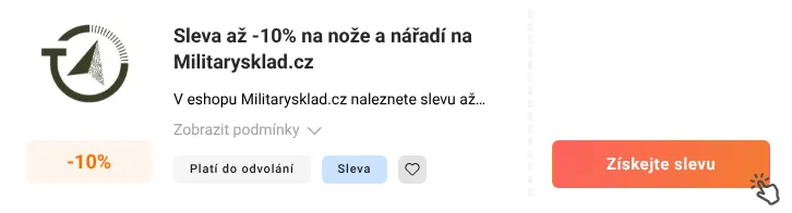 Jak využít slevu Militarysklad.cz