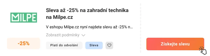 Jak využít slevu Milpe.cz