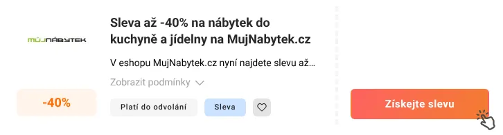 Jak využít slevu MujNabytek.cz