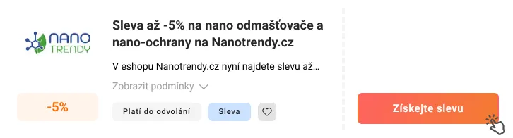 Jak využít slevu Nanotrendy.cz