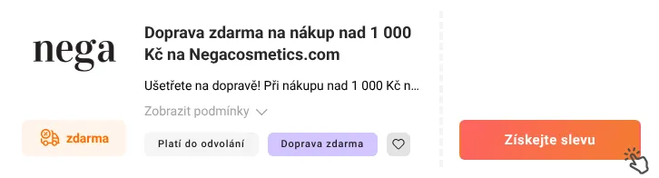 Jak využít slevu Negacosmetics.com