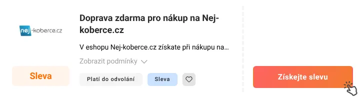 Jak využít slevu Nej-koberce.cz