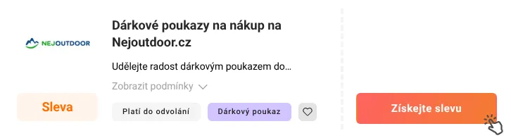 Jak využít slevu Nejoutdoor.cz