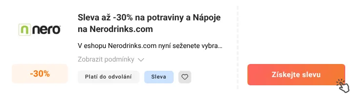 Jak využít slevu Nerodrinks.com
