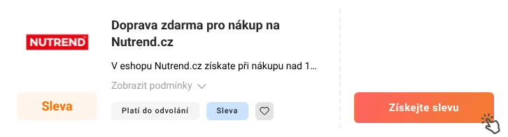 Jak využít slevu Nutrend.cz