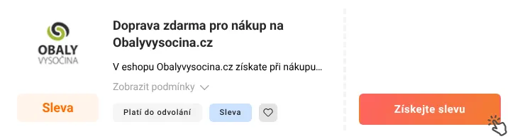 Jak využít slevu Obalyvysocina.cz