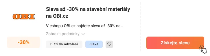 Jak využít slevu OBI.cz