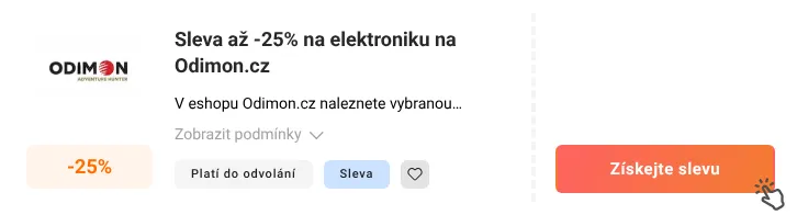 Jak využít slevu Odimon.cz