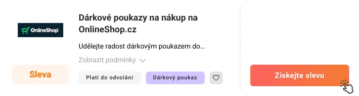 Jak využít slevu OnlineShop.cz