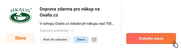 Jak využít slevu Oxalis.cz