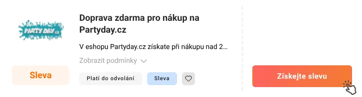 Jak využít slevu Partyday.cz