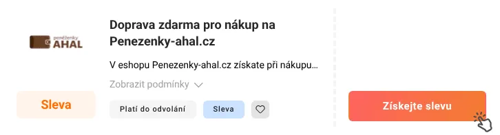 Jak využít slevu Penezenky-ahal.cz