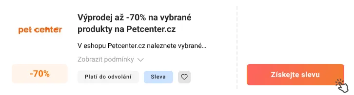 Jak využít slevu Petcenter.cz