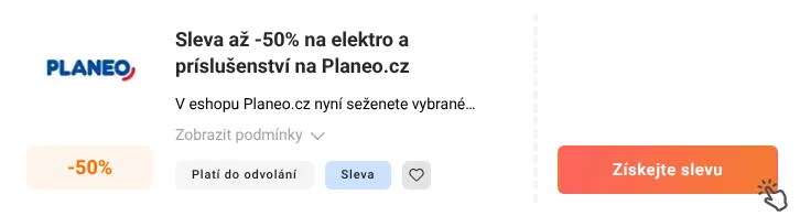 Jak využít slevu Planeo.cz