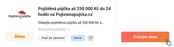 Jak využít slevu Pojistenapujcka.cz