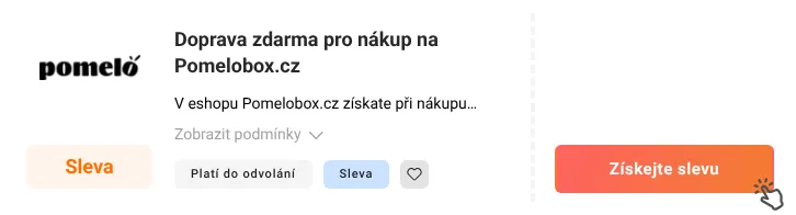 Jak využít slevu Pomelobox.cz