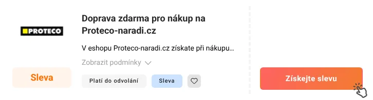 Jak využít slevu Proteco-naradi.cz