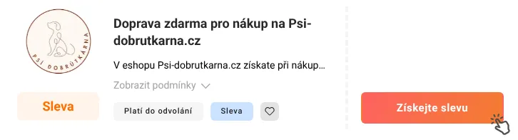 Jak využít slevu Psi-dobrutkarna.cz