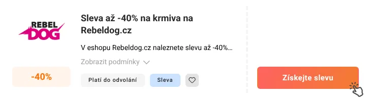 Jak využít slevu Rebeldog.cz