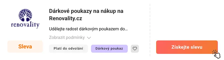 Jak využít slevu Renovality.cz