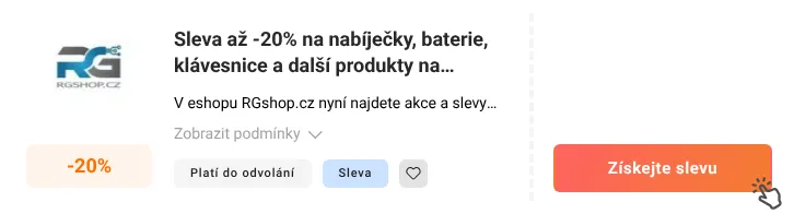 Jak využít slevu Rgshop.cz