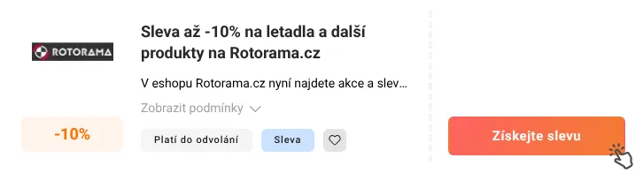 Jak využít slevu Rotorama.cz