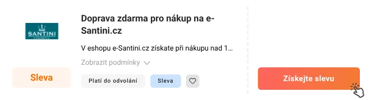 Jak využít slevu E-santini.cz