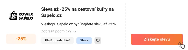 Jak využít slevu Sapelo.cz