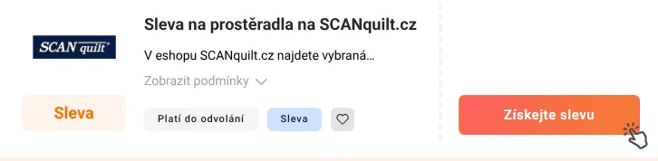 Jak využít slevu SCANquilt.cz