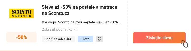Jak využít slevu Sconto.cz
