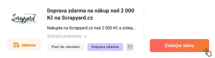 Jak využít slevu Scrapyard.cz