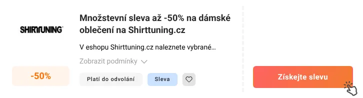 Jak využít slevu Shirttuning.cz
