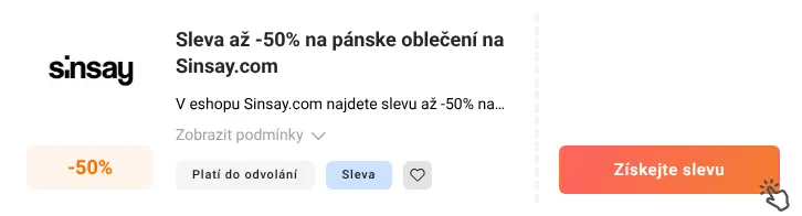 Jak využít slevu Sinsay.com